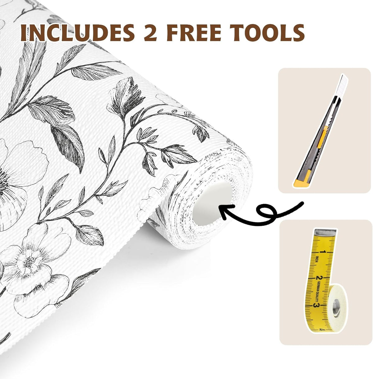 2-Layer Drawer and Shelf Liner for Kitchen Cabinet: 12 in X 20 Ft Non Slip Waterproof Shelf Paper Non Adhesive Refrigerator Liners White Marble Easy Liners for Bathroom with Knife Tape Measure