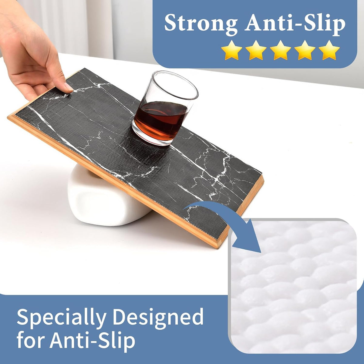 2-Layer Drawer and Shelf Liner for Kitchen Cabinet: 12 in X 20 Ft Non Slip Waterproof Shelf Paper Non Adhesive Refrigerator Liners White Marble Easy Liners for Bathroom with Knife Tape Measure