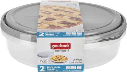 EveryWare Extra Large 12 inch Round Container, BPA Free
