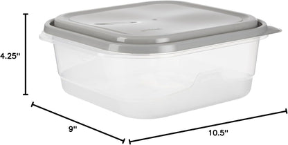 EveryWare Extra Large 12 inch Round Container, BPA Free