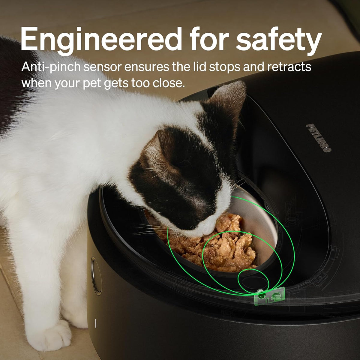 Automatic Wet Food Cat Feeder 2026 New Version with Semiconductor Cooling, Refrigerated 3 Fresh Meals in 3 Days, App-Controlled Pet Food Dispenser, Stainless Steel Bowl, Easy to Clean