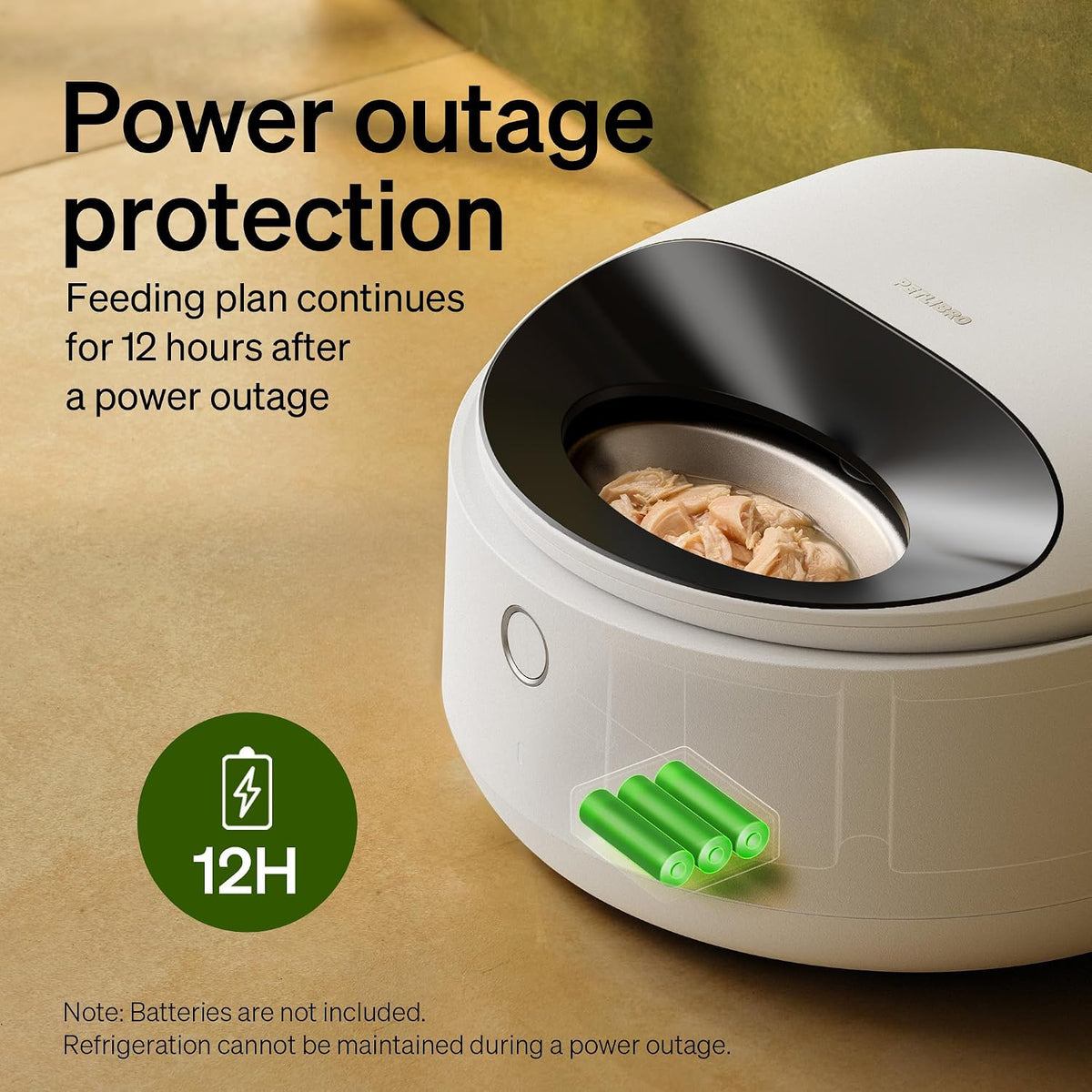 Automatic Wet Food Cat Feeder 2026 New Version with Semiconductor Cooling, Refrigerated 3 Fresh Meals in 3 Days, App-Controlled Pet Food Dispenser, Stainless Steel Bowl, Easy to Clean