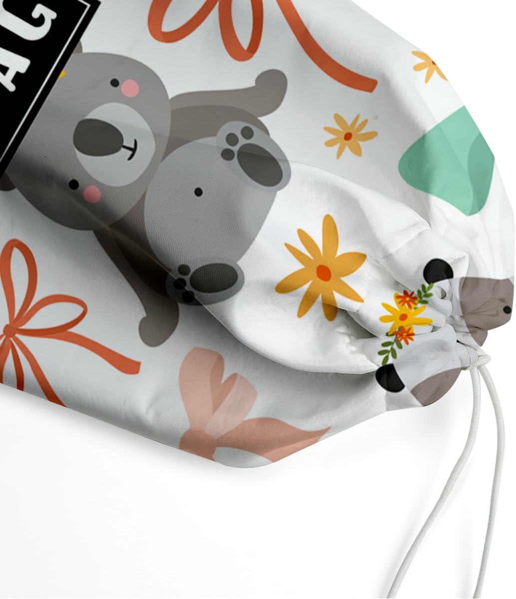 Plastic Bag Holder,Reusable And Washable Country Style Grocery Bag organizer,For Home Kitchen Travelling Camping Decor, use 1 Pack,Strawberry Pattern