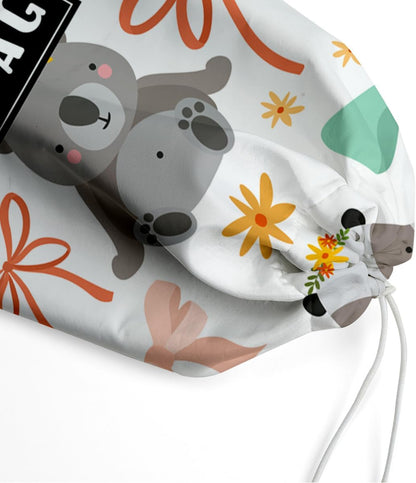 Plastic Bag Holder,Reusable And Washable Country Style Grocery Bag organizer,For Home Kitchen Travelling Camping Decor, use 1 Pack,Strawberry Pattern