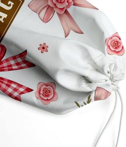 Plastic Bag Holder,Reusable And Washable Country Style Grocery Bag organizer,For Home Kitchen Travelling Camping Decor, use 1 Pack,Strawberry Pattern